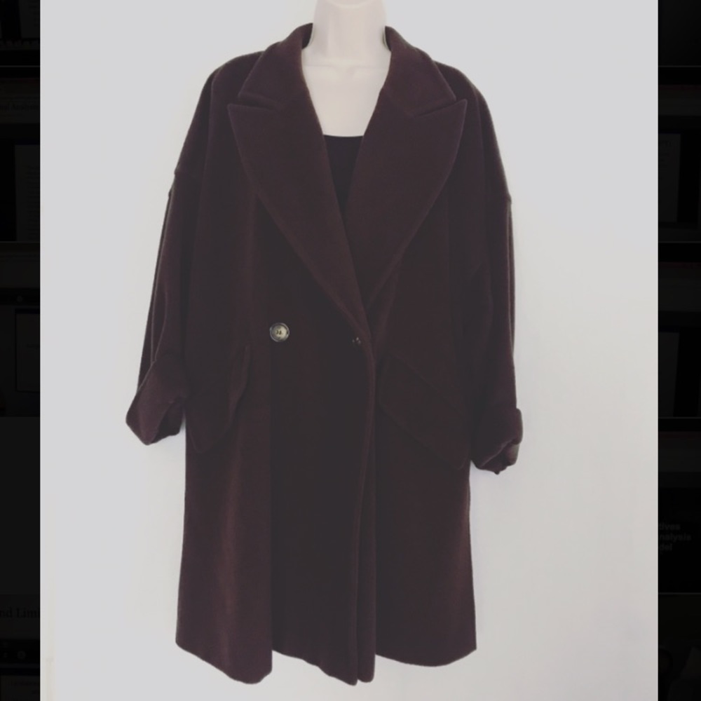 Max Mara oversized Cashmere Coat.